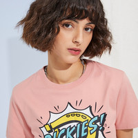 dickies T恤 女纯棉元气涂鸦LOGO清新百搭潮款上衣T恤10304