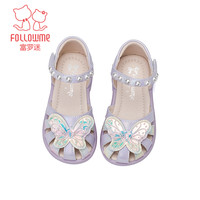 富罗迷宝宝学步鞋女童凉鞋夏季轻便防滑软底婴幼儿周岁公主鞋 收藏 24码