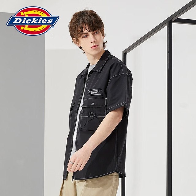 Dickies 商场同款 男短袖工装衬衫 DK010174