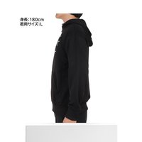 日潮跑腿DESCENTE迪桑特 男款轻薄运动连帽卫衣 黑色 3L A-108538