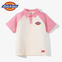 DICKIESDickies童装男童夏季上衣儿童短袖t恤女童2025新款撞色半袖Polo衫