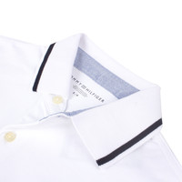TOMMY HILFIGER男士短袖POLO 78J8752商务休闲商场 2XL 白色