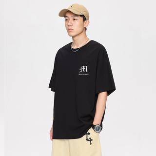  MARK FAIRWHALE/马克华菲 宽松休闲 男士短袖T恤
