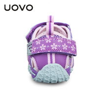 UOVO女童凉鞋包头儿童凉鞋小大童女童沙滩鞋夏季镂空公主童鞋 白色 36码