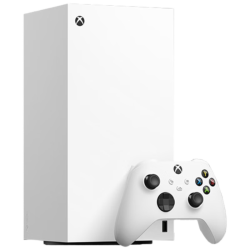 Microsoft Xbox Series X 数字版 游戏主机 1TB 冰雪白