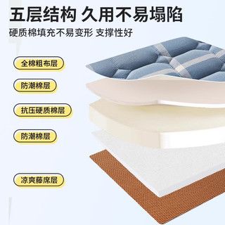 梦特娇床垫软垫宿舍单人90x190cm冬夏两用凉席垫子地垫