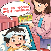 东阳光药八个娃娃小儿感冒药 小儿氨酚黄那敏颗粒6g*12袋 发热头痛流鼻涕咽痛鼻塞四肢酸痛 流行性感冒