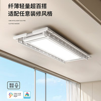 盼盼 PANPAN电动晾衣架语音智能遥控小易控声自动升降晾衣杆阳台晒衣架 灰-大屏照明+离线语音（衣被同晒）