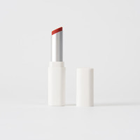 無印良品 MUJI(無印良品 )雾面唇膏 有色润唇膏保湿滋润 204橙红 3g