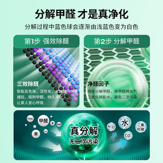绿之源 GREEN SOURCFE强效变色除醛炭包 高碘值活性炭新房装修除甲醛清除剂竹炭包 ⭐️航天品质⭐️高碘值除醛99%