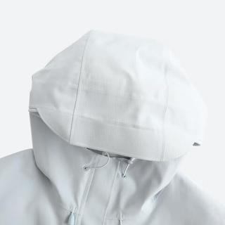 迪卡侬（DECATHLON）硬壳冲锋衣上衣男女户外防风登山徒步防水夹克风衣运动外套MH150 女款-云纱蓝 XL