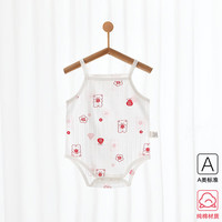瑄妮薇夏季童装婴儿吊带三角包屁衣宝宝哈衣无袖儿童夏季超薄透气千 6896恐龙汽车（A类裆部全开扣） 66cm 66cm（3-6个月）