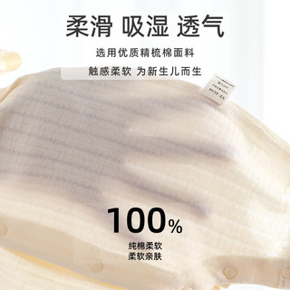 瑄妮薇夏季童装婴儿吊带三角包屁衣宝宝哈衣无袖儿童夏季超薄透气千 6901动物会（A类裆部全开扣） 59cm 59cm（0-3个月）
