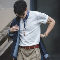 MADEN/马登 纯棉 男士短袖T恤
