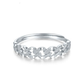 ZHOU LIU FU 周六福 华冠铂金戒指 1.7g