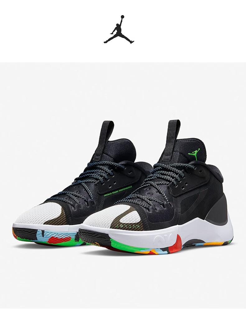 AIR JORDAN Zoom Separate Pf 男子篮球鞋DH0248-030 黑白42 【报价价格