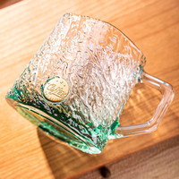 乐唯诗玄冰杯玻璃水杯家用高颜值咖啡牛奶杯子办公室带把喝水杯