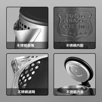 美的 Midea电热水壶大容量家用烧水热水壶304不锈钢自动断电电水壶水壶 月光白【1.5L 双层防烫】