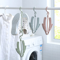 阳台晒鞋架双钩防风室外凉鞋架家用多功能旋转小型衣架晒鞋架