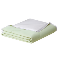 太湖雪 蚕丝夏凉被双面凉感可机洗 A类抗菌单人夏季空调被 绿1.5*2.1m