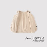 巴厘小猪婴儿马甲小月龄坎肩春秋季幼儿外穿开衫儿童纯棉上衣春款宝宝背心 展翅鹏飞 80