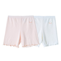 笛莎女童四角内裤女孩平角打底短裤儿童抗菌莫代尔裤