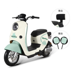 立马电动车 80公里长续航电动车CG-3锂电池48V24Ah新国标电瓶车免驾照骑行上班代步小电驴千代绿