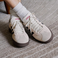 adidas 阿迪达斯 VL COURT 2.0 复古板鞋 德训鞋 男女 灰色 黑色 红色 JS3003 38