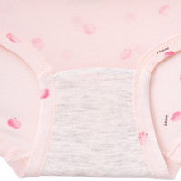 FAMILY BY GB好孩子儿童内裤莫代尔壳聚糖物理抗菌男女孩小平角底裤中大童 2086女 莫代尔+壳聚糖 3条  150