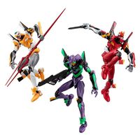 万代 EVA-FRAME-DX:新世纪福音战士新剧场版三体周边摆件-中盒3款