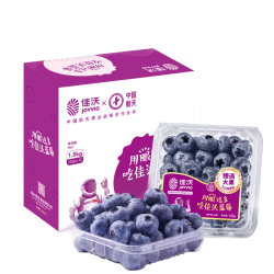 佳沃 超大号云南蓝莓（18mm+）125g*12盒装