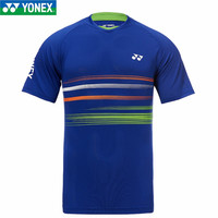 YONEX新款YONEX尤尼克斯yy羽毛球服115369男女速干透气俱乐部团队比赛 男款 115369 藏青 M