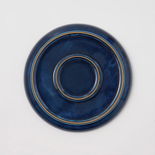 無印良品 MUJI（無印良品 ）窑变釉 浅盘 餐具 餐盘 家用 盘子 蓝色 大 直径205ｍｍ