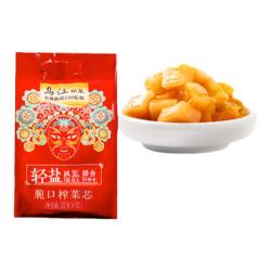 乌江 正宗涪陵乌江榨菜丝清爽清淡轻盐儿童开胃即食下饭菜泡咸菜芯京东 乌江脆口榨菜芯22g*12袋