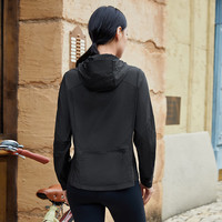 探路者（TOREAD）防晒衣户外防晒服UPF50+骑行轻薄外套透气男女款皮肤衣春夏季 黑色 XL