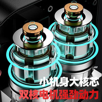 德力西电气(DELIXI ELECTRIC)充电式锂电池浇水农用新型浇地抽水泵灌溉抽水机电动自吸浇菜 5400mAh双核+5+5米管