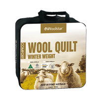 WOOLSTAR澳洲羊毛被进口加厚冬被子保暖被芯500GSM秋冬150*200送礼