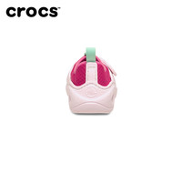 Crocs卡骆驰激浪儿童凉鞋网面透气涉水鞋包头沙滩鞋溯溪鞋|210619 常青绿-3WH 25码