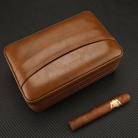 宝纳丝雪茄包随身便携雪茄保湿烟盒雪松木V剪刀打火机套装送茄友