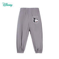 迪士尼宝宝（Disney Baby）儿童卡通长裤防蚊裤时尚休闲舒适透气卡通裤子夏季 ZD2DK001灰色 100