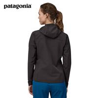 女士连帽抓绒衣 R1 CrossStrata  85450 patagonia巴塔哥尼亚 BLK M