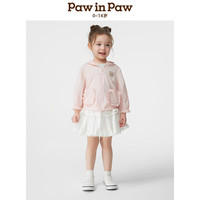 PawinPaw月黑风高PawinPawPawinPaw卡通小熊童装25年春夏新款女童女宝甜美 Pink/25