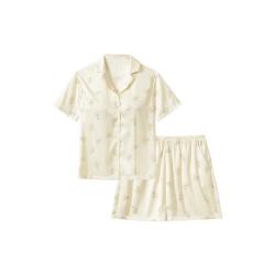 Ubras 流光缎面带胸垫家居服套装
