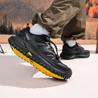 KAPPA卡帕男鞋运动鞋轻便跑步登山鞋男防滑耐磨徒步鞋子户外男透气鞋潮 黑色 41