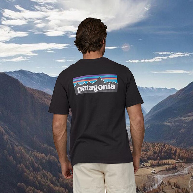 今日必买：Patagonia 男T恤混纺Responsibili-Tee 黑色 M