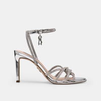 STEVE MADDEN思美登2024秋冬KAILYN宴会水钻细跟高跟鞋 银色 39