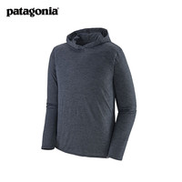 Patagonia/巴塔哥尼亚 弹力透气 男士速干连帽长袖T恤