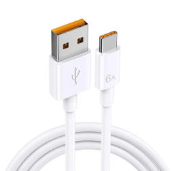 HXJN 适用type-c数据线6A超级快充适用华为tpyec充电线p40mate50荣耀nova7/8小米vivo手机100W闪充电器安卓66W