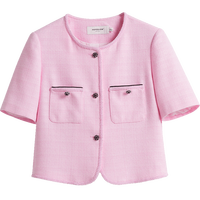 红袖outlets粉丝福利款短外套合集hopeshow秋冬香风外套上衣 M