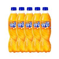 可口可乐 芬达 无糖橙子味碳酸饮料 500ml*5瓶